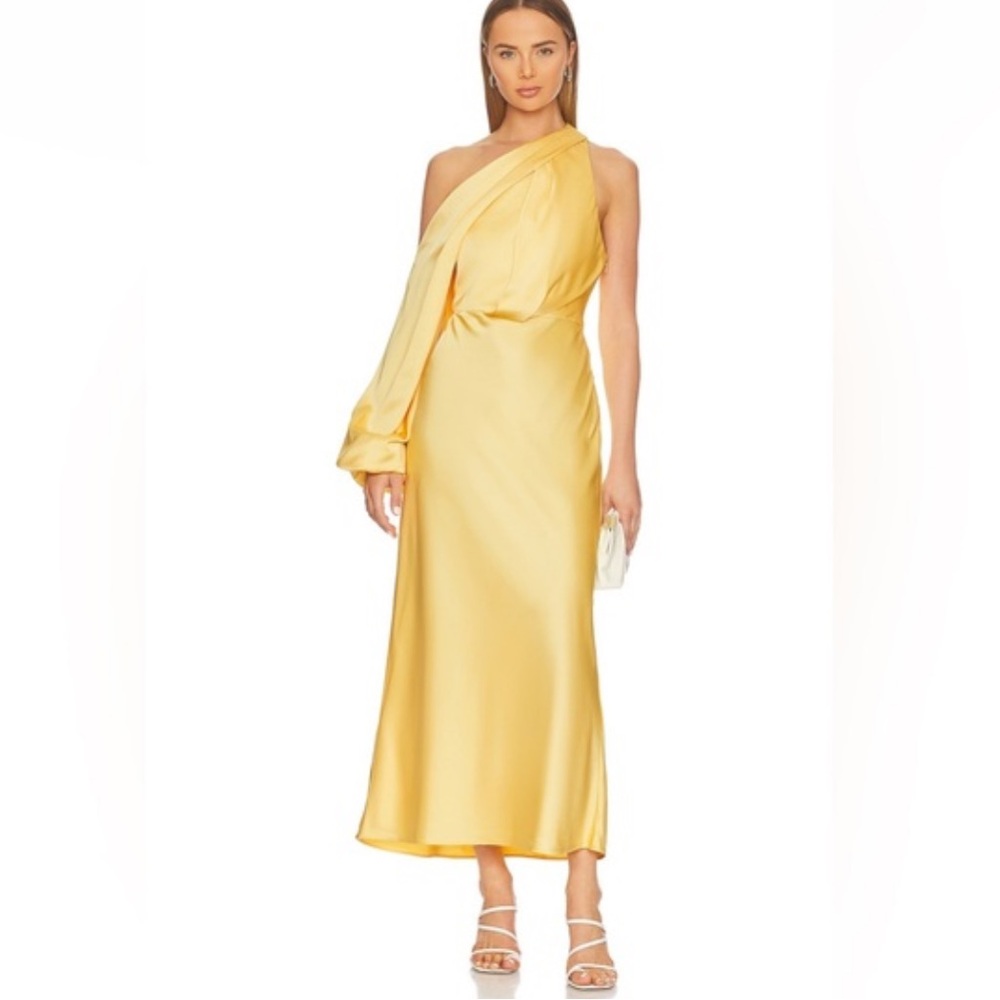 Significant Other Lana Dress in Lemon Yellow
